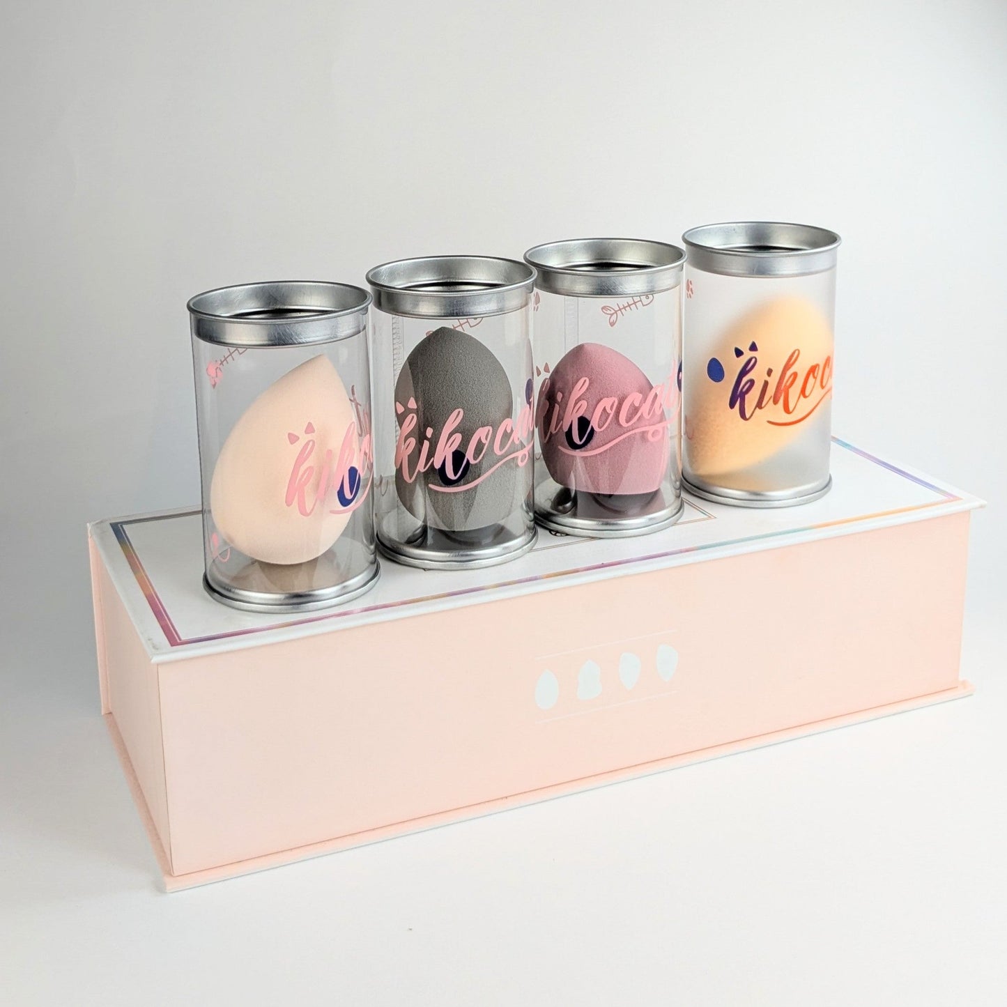 Gift Packing Luxury Velvet Makeup Puff Set โ FREE 2 Eyeshadows | Premium Packaging ๐