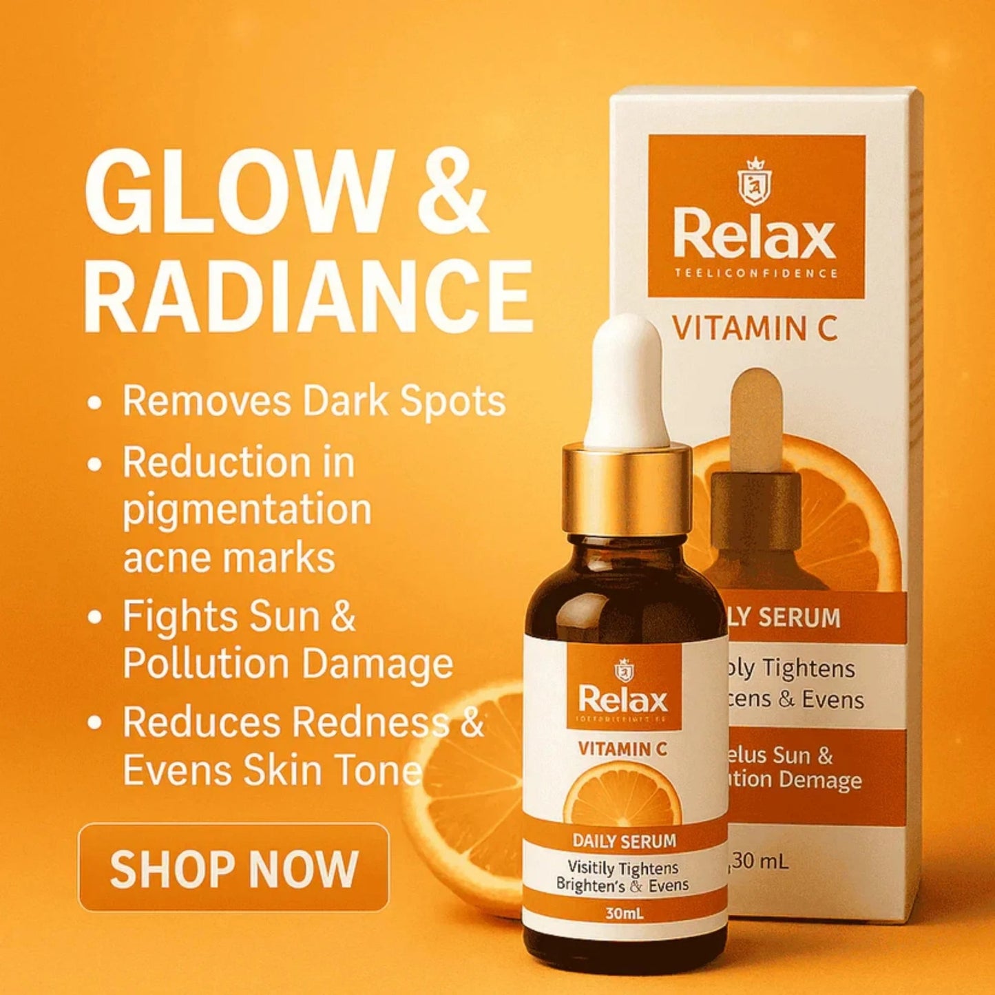 Relax Vitamin C Daily Serum – Glow & Radiance in Every Drop