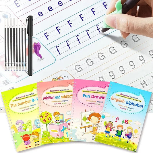 Pack Of 4 Sank Magic Practice Copybook