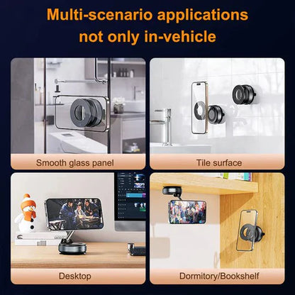 "Adjustable Suction Phone Holder – Strong Grip Mount for Car, Desk, Kitchen & Bedside"
